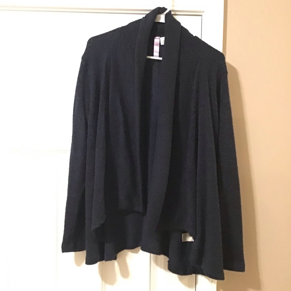 Navy cardigan